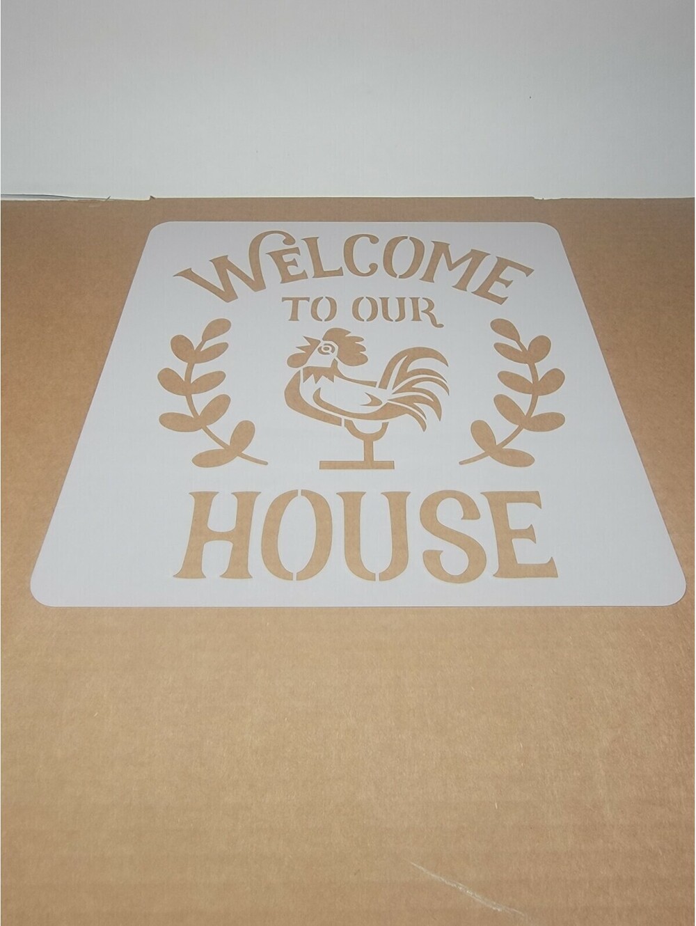 9pcs 12x12" wall painting stencils floor doors templates art home design